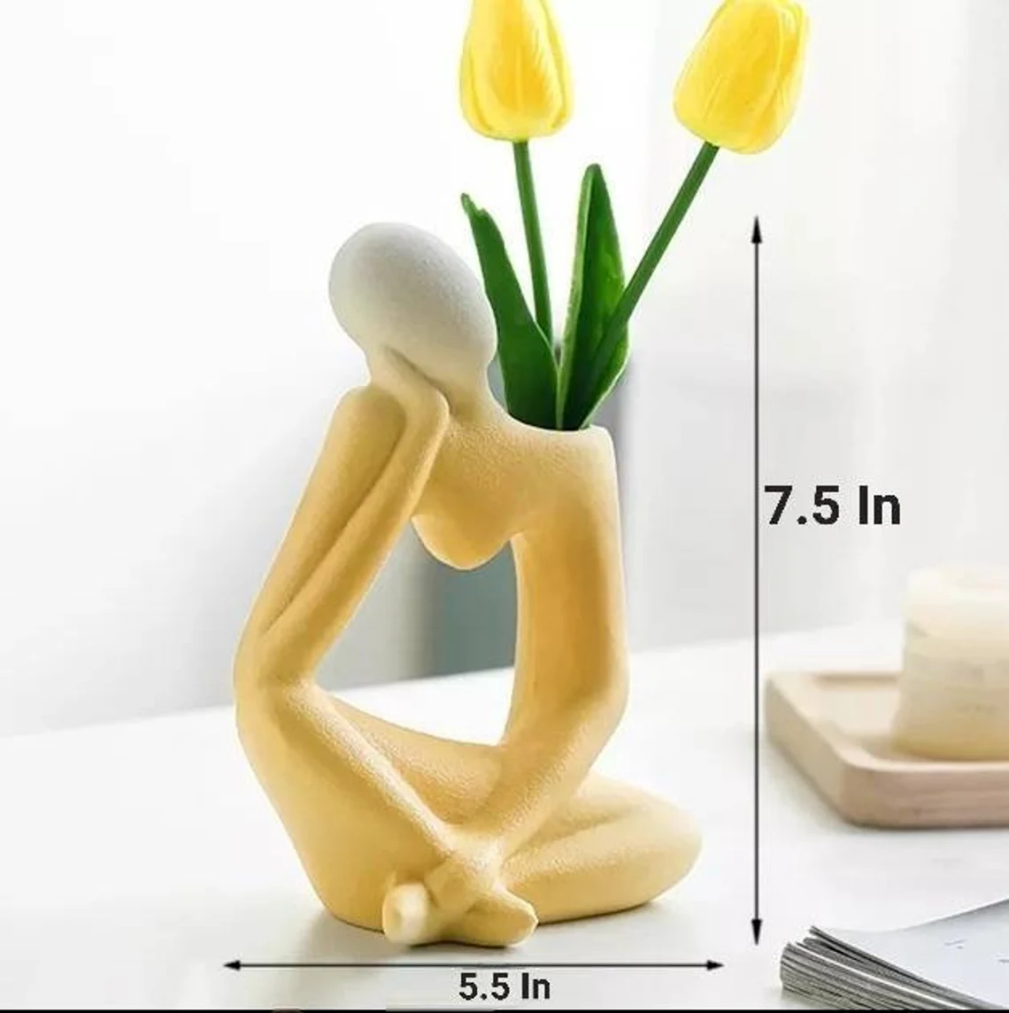 Sculpture Creative Vase Home Decore