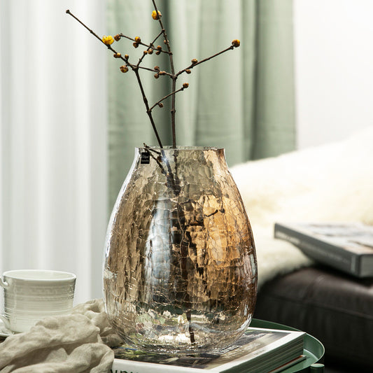 Luxury Cracking Glass Vase