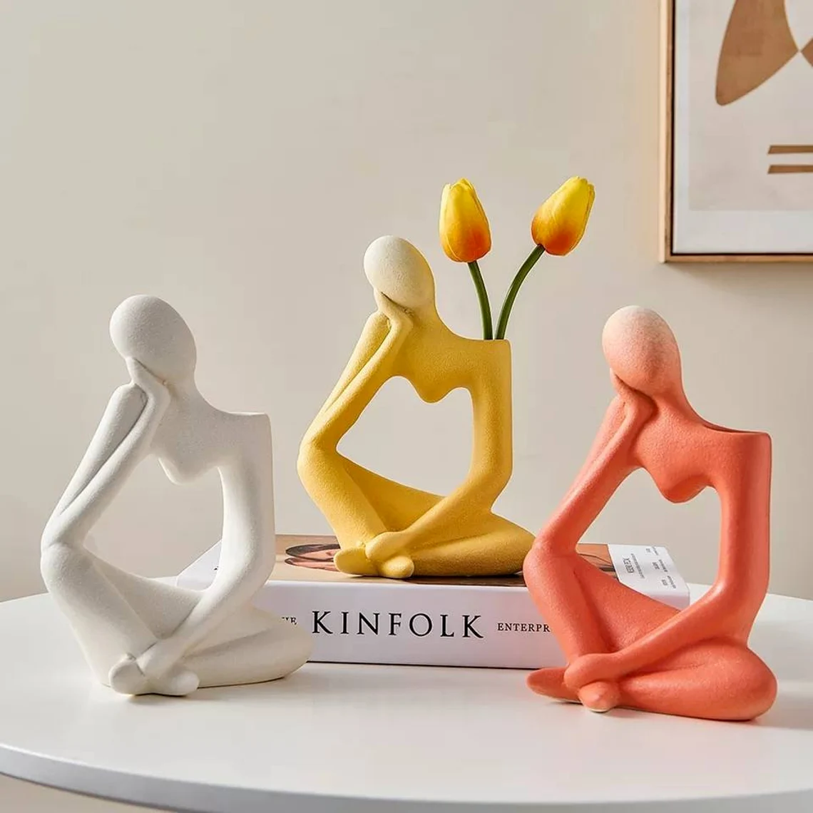 Sculpture Creative Vase Home Decore