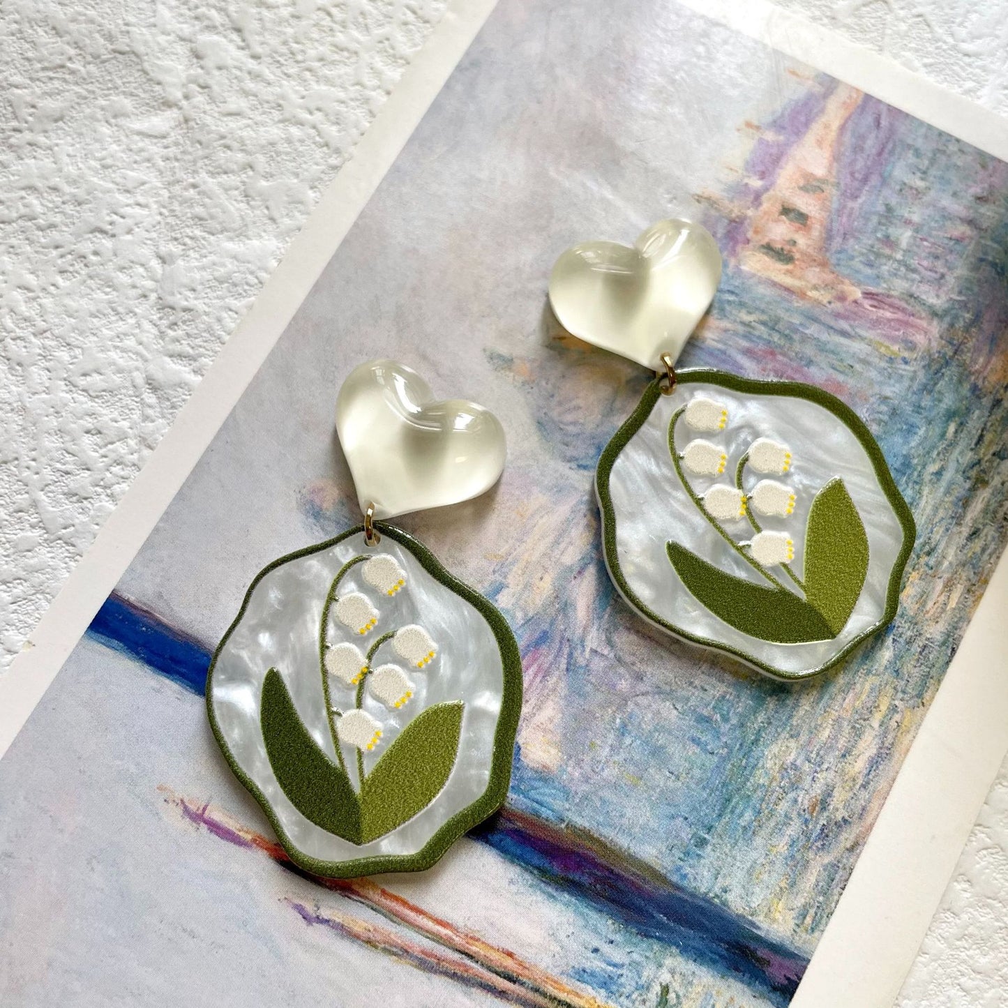 Lily of the Valley Flower Earrings