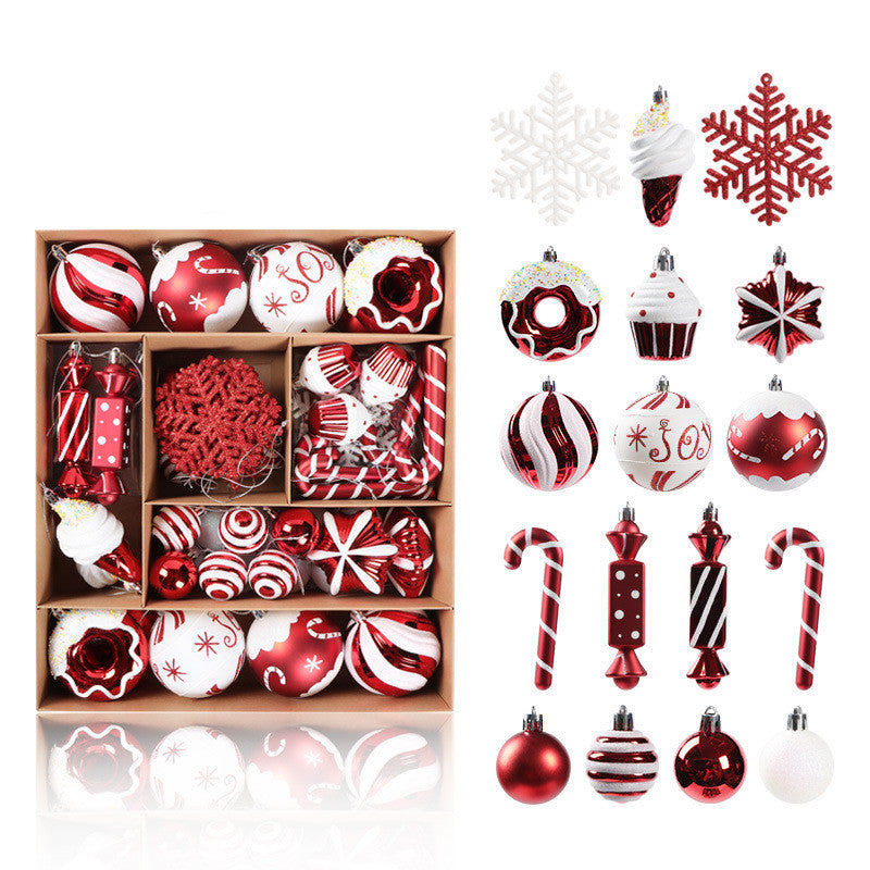 70PCS Colorful Shatterproof Christmas Ball Ornament set