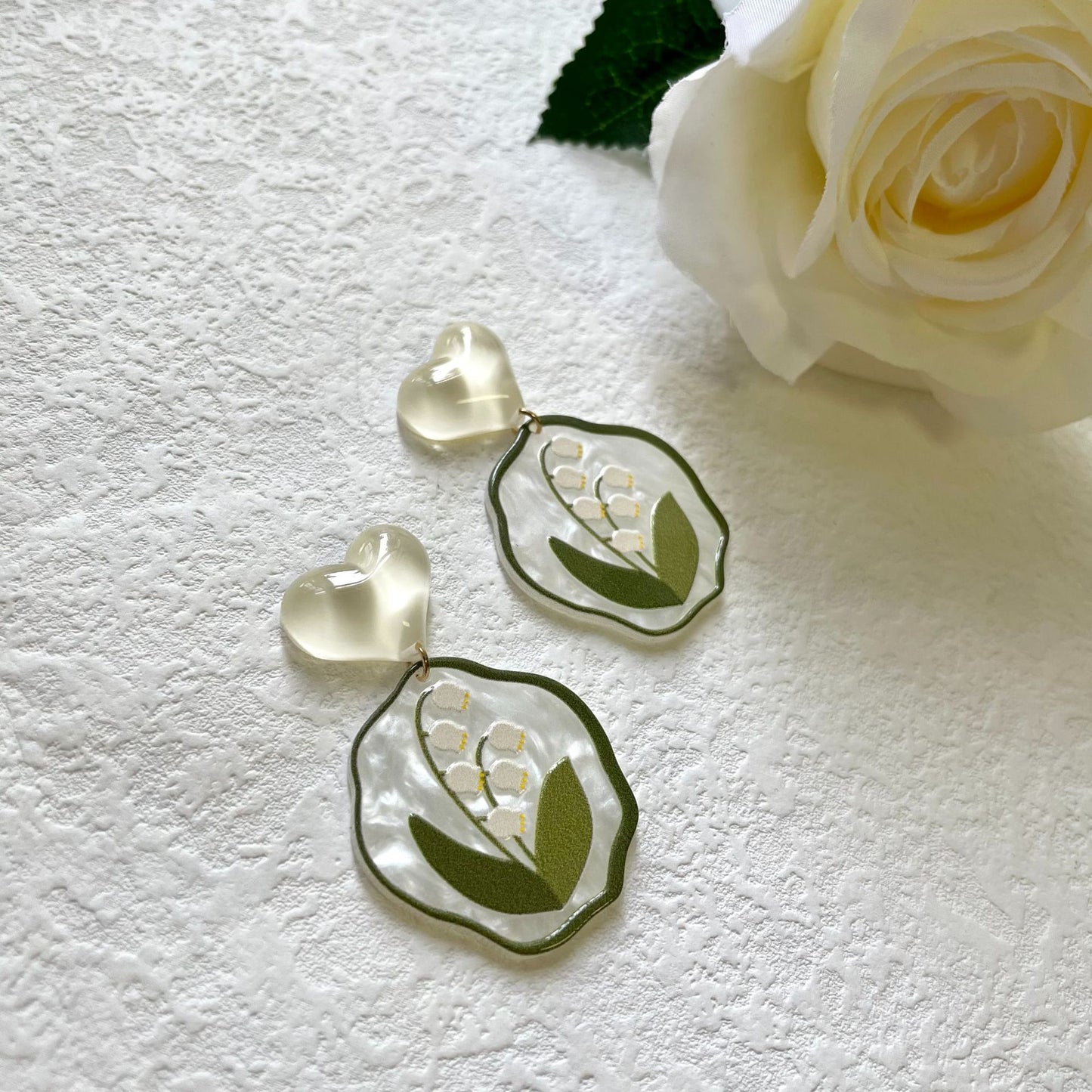 Lily of the Valley Flower Earrings