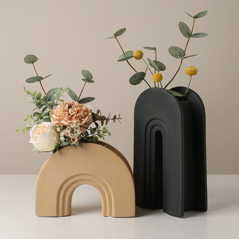 Geometric Arch Flower Vase