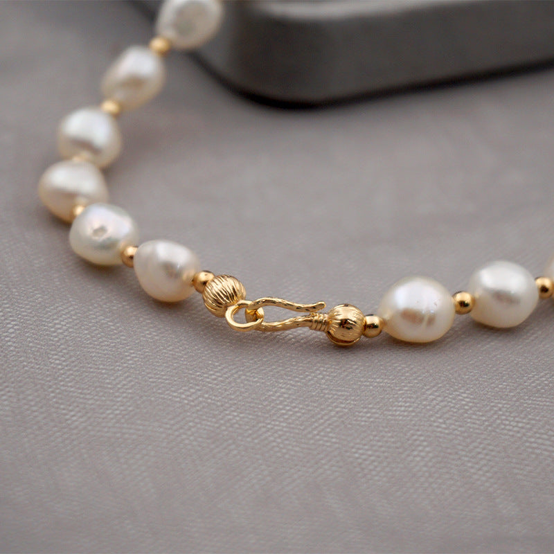 Natural Baroque Pearl Necklace