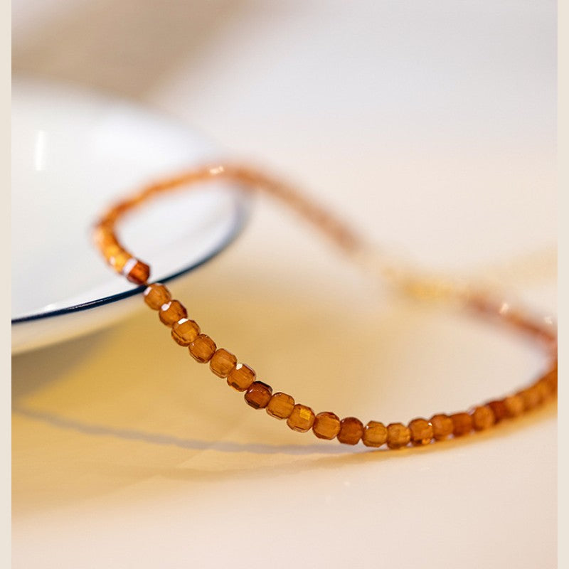 Orange Garnet Bracelet