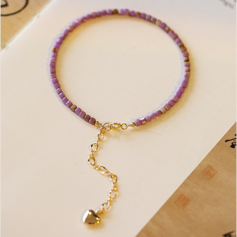 Purple Mica Bracelet