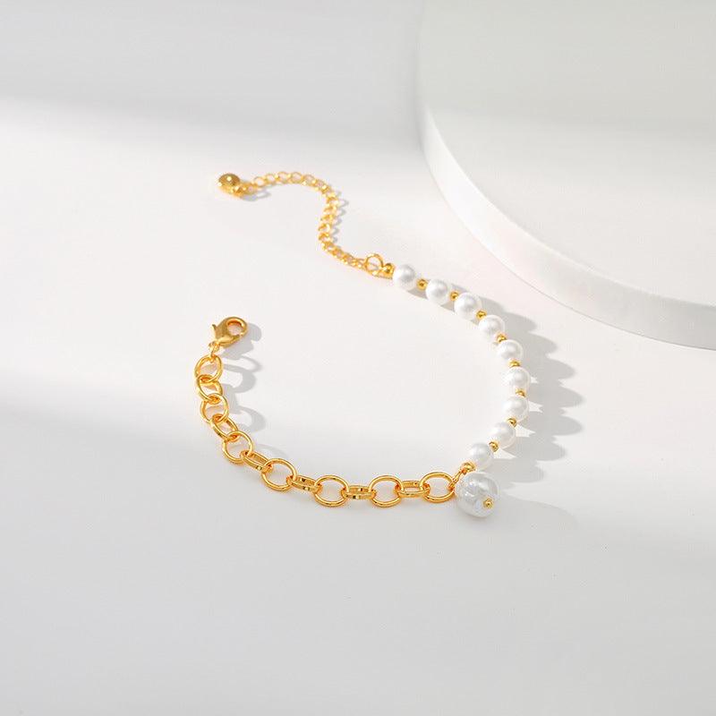 Pearl Bracelets Dainty Chain Simple Jewelry - ozlvii